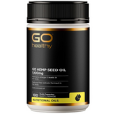 GO Healthy Hemp Seed Oil 1100mg 100 Softgel Capsules